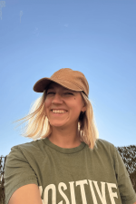 Washed Organic Camel Kappe